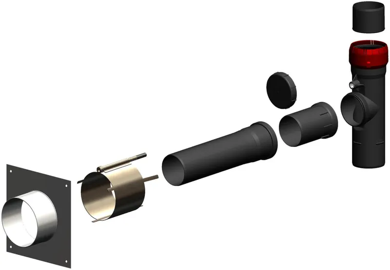 comfort-MFB Anschluss-Set DN80/125-DN80 Nr. 651393CBS