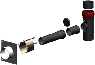 comfort-MFB Anschluss-Set DN80/125-DN110 Nr. 653393CBS