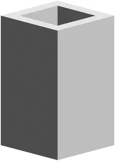 comfort-PolyBit 200x200 (300x300) Schacht 500mm Nr. 300201CBS