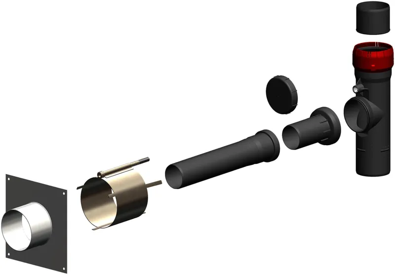 comfort-MFB Anschluss-Set DN60/100-DN80 Nr. 651392CBS