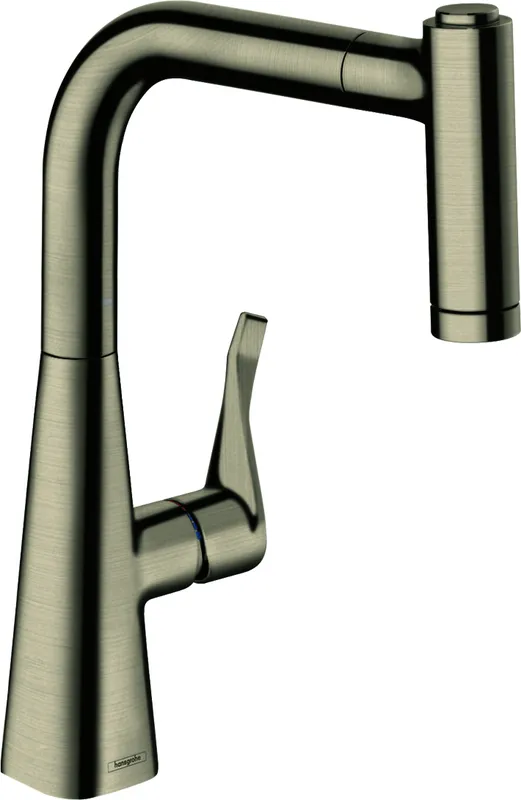 Hansgrohe Spültischmischer 220 Metris M71 Ausziehbrause 2jet sBox edelstahl-optik