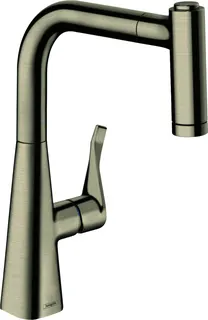 HG Spültischmischer 220 Metris M71 Ausziehbrause 2jet sBox edelstahl-optik