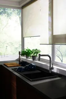 Hansgrohe Spültischmischer 220 Metris M71 Ausziehbrause 2jet sBox edelstahl-optik – Bild 3