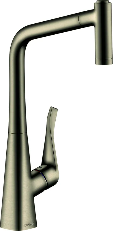 Hansgrohe Spültischmischer 320 Metris M71 Ausziehbrause 2jet sBox edelstahl-optik