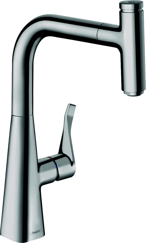 Hansgrohe Spültischmischer 240 Metris Select M71 Ausziehauslauf 1jet sBox chrom