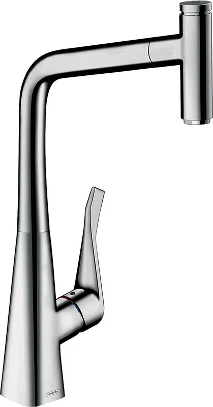 Hansgrohe Spültischmischer 320 Metris Select M71 Ausziehauslauf 1jet sBox chrom