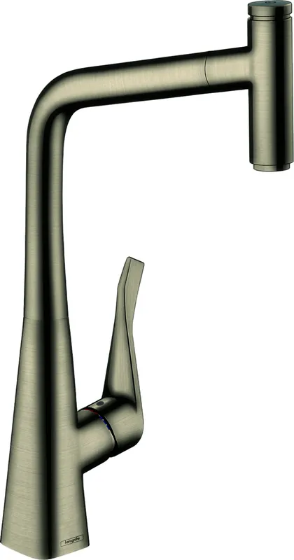 Hansgrohe Spültischmischer 320 Metris Select M71 Ausziehauslauf 1jet sBox steel