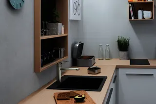 Hansgrohe Spültischmischer 120 Focus M42 1jet edelstahl-optik – Bild 3