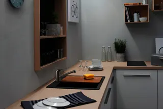 Hansgrohe Spültischmischer 100 Focus M42 1jet edelstahl-optik – Bild 3
