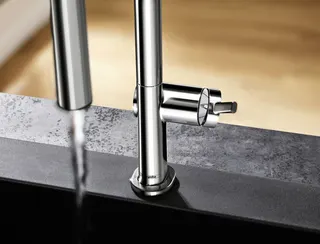 Hansgrohe Spültischmischer 210 Talis M54 Ausziehbrause 2jet chrom – Bild 3