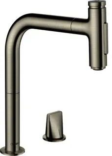 HG 2-Loch SPTM 200 Metris Select M71 Ausziehbrause 2jet sBox edelstahl-optik