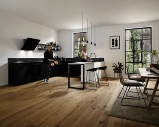 Hansgrohe Spültischmischer 210 Talis M54 Ausziehbrause 2jet mattschwarz – Bild 2