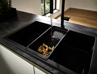 Hansgrohe Spültischmischer 210 Talis M54 Ausziehbrause 2jet mattschwarz – Bild 5