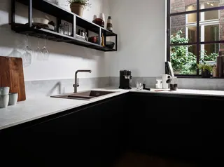 Hansgrohe Spültischmischer 270 Talis M54 Ausziehauslauf 1jet edelstahl-optik – Bild 4