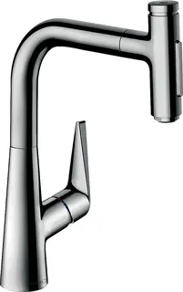 HG Spültischmischer 220 Talis Select M51 Ausziehbrause 2jet chrom