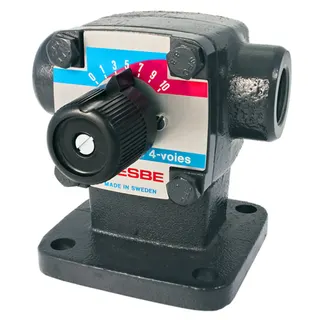 ESBE 4-Wege T-Mischer T DN20, Kvs8, IG RP3/4"