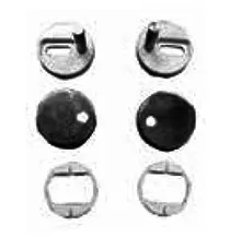 Scharnierset zu sanibel 4001-WC-Sitz A18 7308844 Nr. 316021 aus Edelstahl