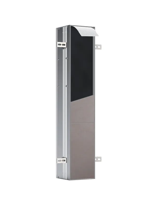 Emco WC-Modul asis plus 11010 Unterputz, Anschlag links 803 mm befliesbar