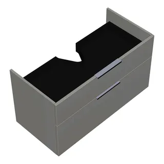 sanibel-Waschtisch-Unterbau 2.0 FLEX WWJK095 950mm breit Schubl/Auszug Weiß Glänzend