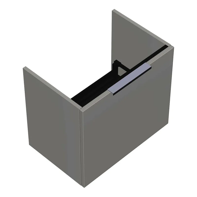 sanibel-Waschtisch-Unterbau 2.0 FLEX WWMF055 550mm breit 1 Auszug Weiß Glänzend