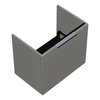 sanibel-Waschtisch-Unterbau 2.0 FLEX WWMF055 550mm breit 1 Auszug Weiß Glänzend