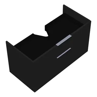sanibel-Waschtisch-Unterbau 2.0 FLEX WWJK095 950mm breit Schubl/Auszug Grau Hochglanz