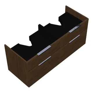 sanibel-Waschtisch-Unterbau 2.0 FLEX WWJK122 1220mm Schubl/Auszug Eiche Cashmere