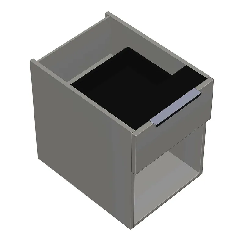 sanibel-Unterschrank 2.0 FLEX WVII040 zu Konsole 400x520x540mm Weiß Glänzend