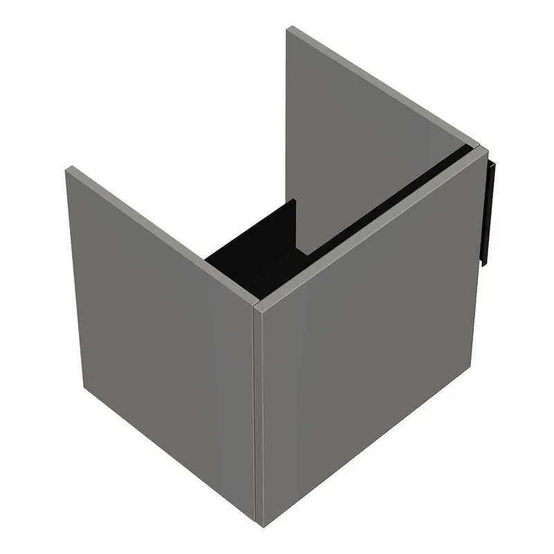 sanibel-Waschtisch-Unterbau 2.0 FLEX WWJJ052L 520mm breit Tür links Weiß Glänzend