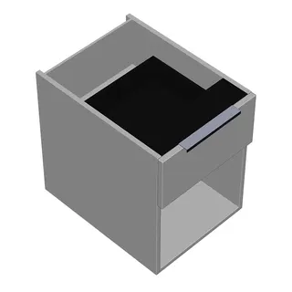 sanibel-Unterschrank 2.0 FLEX WVII040 zu Konsole 400x520x540mm Weiß Matt