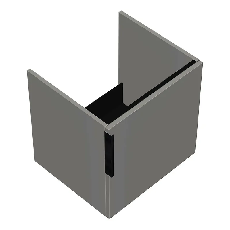 sanibel-Waschtisch-Unterbau 2.0 FLEX WWJJ052R 520mm breit Tür rechts Weiß Glänzend