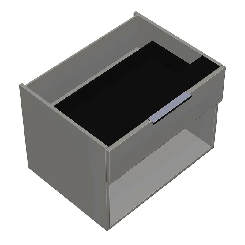 sanibel-Unterschrank 2.0 FLEX WVII070 zu Konsole 700x520x540mm Weiß Glänzend