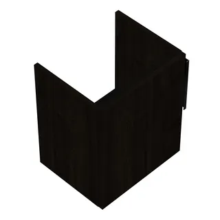 sanibel-Waschtisch-Unterbau 2.0 FLEX WWME040L 400mm breit Tür links Marone Trüffel