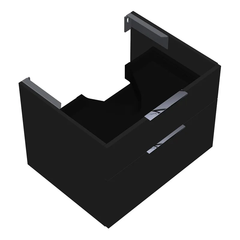 sanibel-Waschtisch-Unterschrank 2.0 FLEX WVIE070 zu Konsole 700x520x540mm Grau Hochglanz