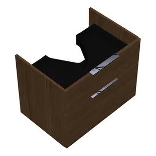 sanibel-Waschtisch-Unterbau 2.0 FLEX WVYO066 660mm breit Schubl/Auszug Eiche Cashmere