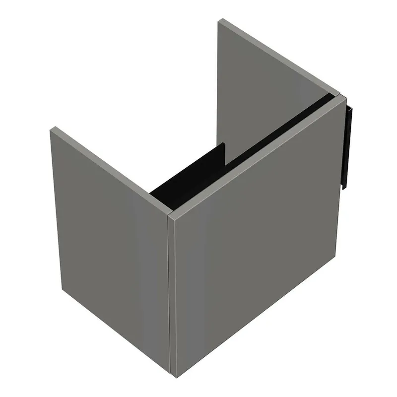 sanibel-Waschtisch-Unterbau 2.0 FLEX WWME050L 500mm breit Tür links Weiß Glänzend