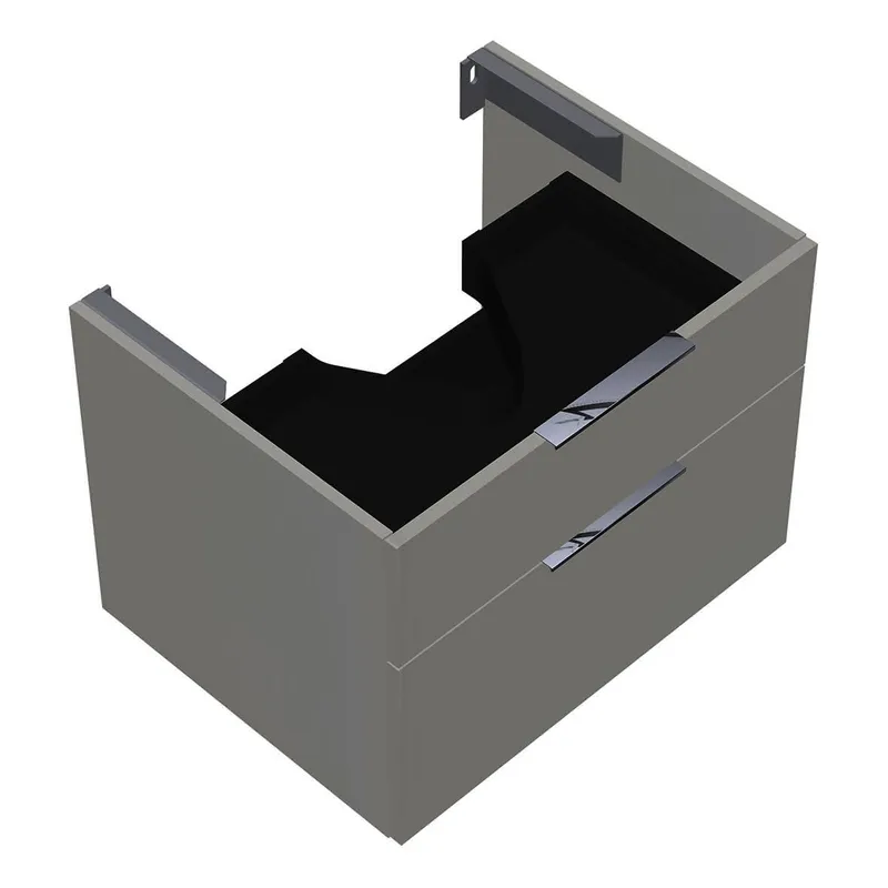 sanibel-Waschtisch-Unterschrank 2.0 FLEX WVIE070 zu Konsole 700x520x540mm Weiß Glänzend