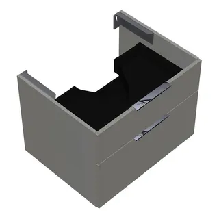 sanibel-Waschtisch-Unterschrank 2.0 FLEX WVIE070 zu Konsole 700x520x540mm Weiß Glänzend