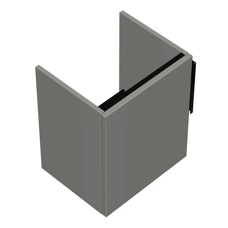 sanibel-Waschtisch-Unterbau 2.0 FLEX WWME040L 400mm breit Tür links Weiß Glänzend