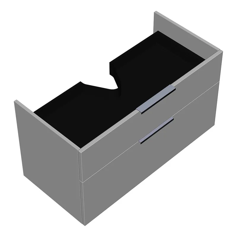 sanibel-Waschtisch-Unterbau 2.0 FLEX WWJK095 950mm breit Schubl/Auszug Weiß Matt