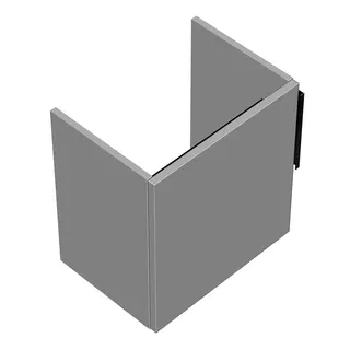 sanibel-Waschtisch-Unterbau 2.0 FLEX WWMP045L 450mm breit Tür links Weiß Matt
