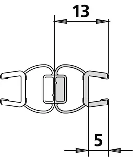 Kermi 1238 1x Magnetleiste Länge: 2000 mm – Bild 2