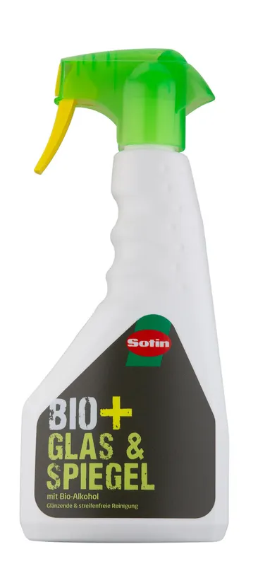 Sotin Bio Glas- u. Spiegelreiniger 500 ml Handsprayflasche