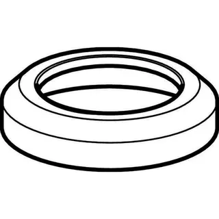 Wandrosette zu Geberit Anschlussbogen 90Gr für WC d100 – Bild 3