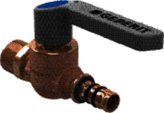 Geberit Mepla Kugelhahn mit AG mit Betätigungshebel Rg d20-R3/4 – Bild 1