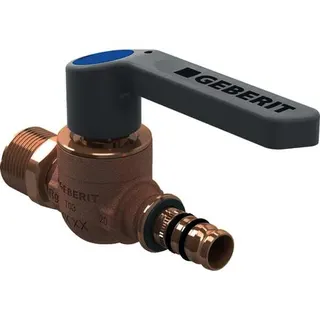 Geberit Mepla Kugelhahn mit AG mit Betätigungshebel Rg d20-R3/4 – Bild 2