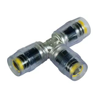 Steck-T-Stück Zeta plus Multitubo 25 x 25 x 25 strömungsoptimiert