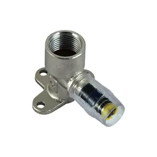 Steck-Wandscheibe mit Flansch Zeta plus 20 x 1/2" IG strömungsoptim. Multitubo
