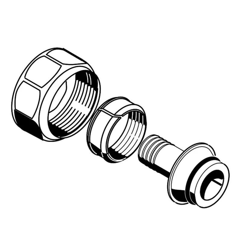 aquatherm Klemmverschraub. für Rohr 17x2,0mm
