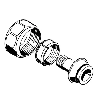 aquatherm Klemmverschraub. für Rohr 16x2,0mm